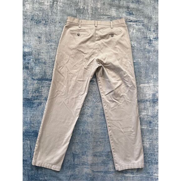 Lee Total Freedom Relaxed Fit Khaki Pants 34 x 30 - Picture 2 of 6